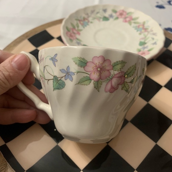 Myott Meakin "Spring Fields" saucer or small plate, designed by Jenny Rhodes - Picture 5 of 6